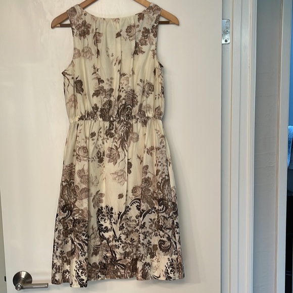 NWOT Sleeveless Floral Cotton Dress by Lands End Canvas - Picture 3 of 6